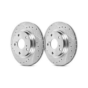 Nissan Power Stop® - Evolution Drilled and Slotted
